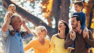 McCrae family at park