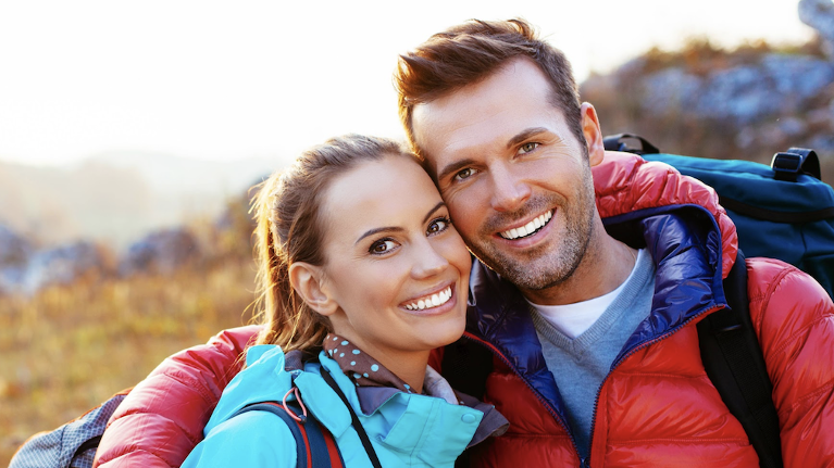 cosmetic dental procedures mccrae | couple hiking